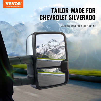 Elektrisch beheizte Anhängerspiegel für Chevrolet Silverado (2007-2014)/GMC/Cadillac
