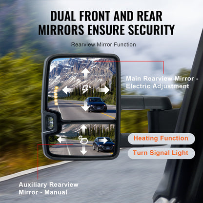 Elektrisch beheizte Anhängerspiegel für Chevrolet Silverado (2007-2014)/GMC/Cadillac