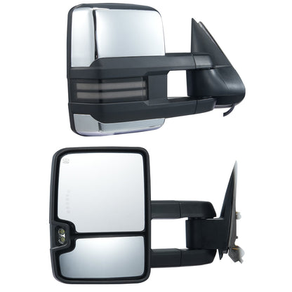 Power Uppvärmda dragspeglar för Chevrolet Silverado (2003-2007)/GMC/Cadillac