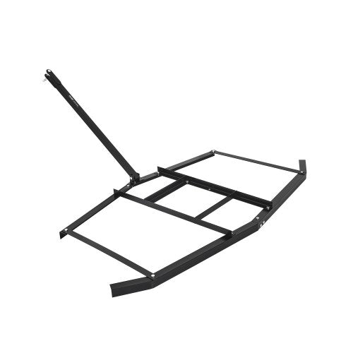 Drag Harrow, 74" Width Tow Behind Drag Harrow, Q235 Steel Driveway Grader with Adjustable Bars & Pin Hitch, Support up to 50 lbs, Tractor Driveway Harrow for ATVs, UTVs, Garden Lawn Tractors