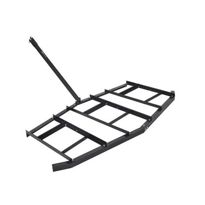 Drag Harrow, 84" Width Tow Behind Drag Harrow, Q235 Steel Driveway Grader with Adjustable Bars & Pin Hitch, Support up to 50 lbs, Tractor Driveway Harrow for ATVs, UTVs, Garden Lawn Tractors