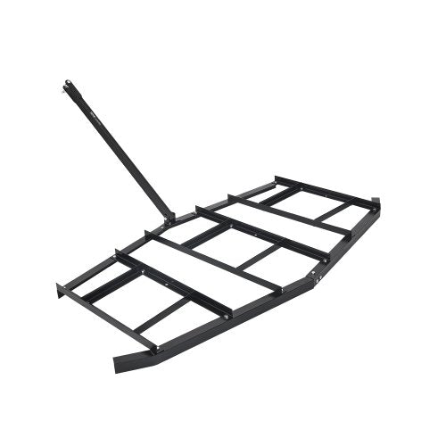 Drag Harrow, 84" Width Tow Behind Drag Harrow, Q235 Steel Driveway Grader with Adjustable Bars & Pin Hitch, Support up to 50 lbs, Tractor Driveway Harrow for ATVs, UTVs, Garden Lawn Tractors