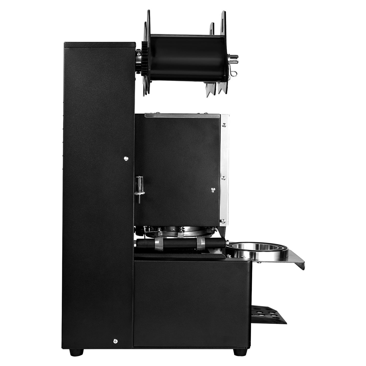 Fully Automatic Cup Sealing Machine, 500-650 Cups/H, Cup Sealer Machine for 190 mm Tall & 90/95 mm Cup, Electric Tea Sealer with Digital Control LCD Panel for Bubble Milk Tea Coffee, Black