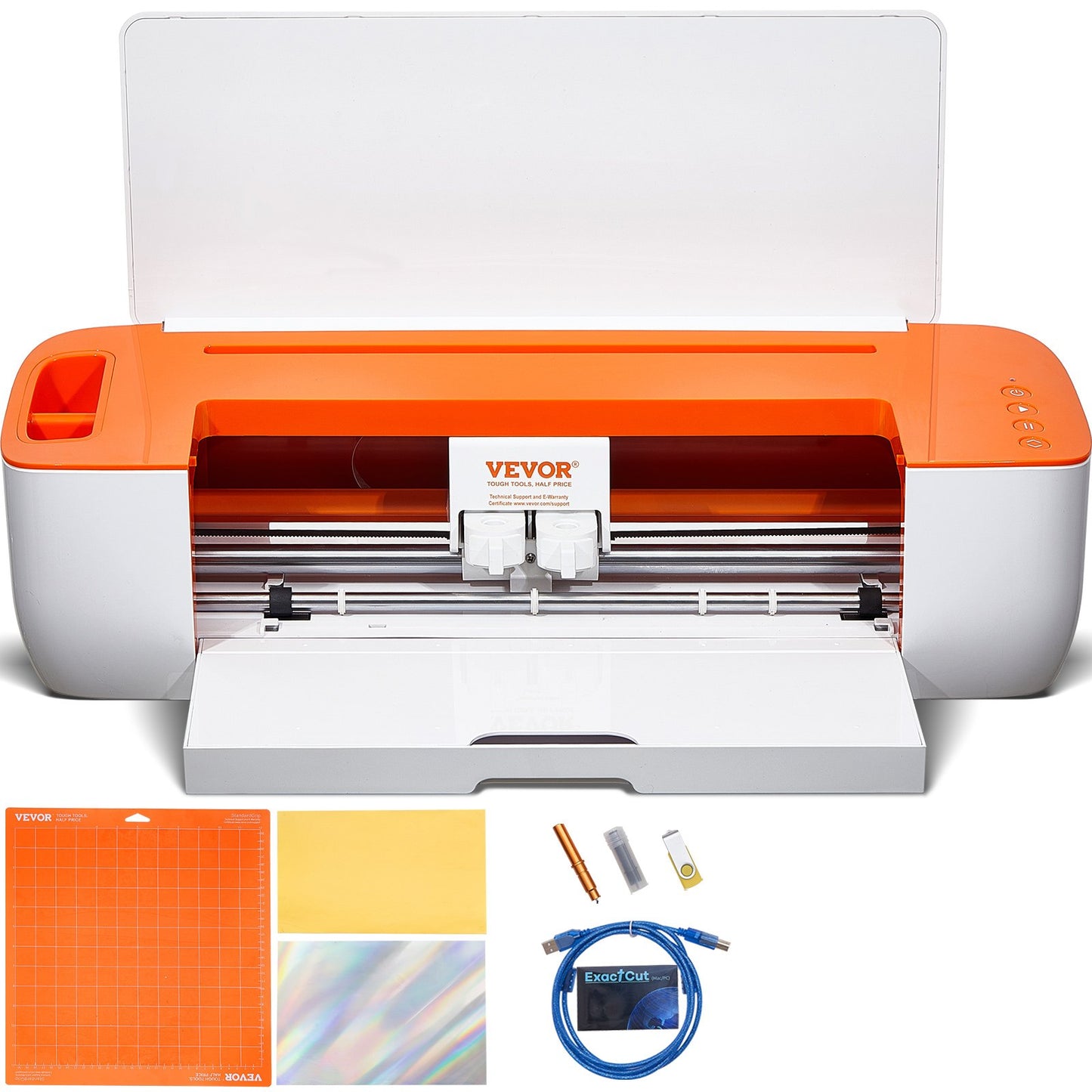 Vinyl Cutter Machine, Bluetooth Connectivity DIY Cut Machine, Compatible with iOS, Android, Windows and Mac, Massive Designs Included, for Creating Custom Cards, Home Decor