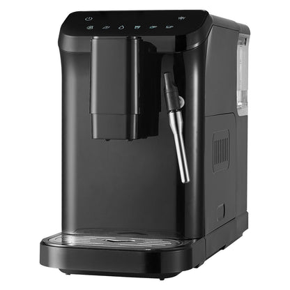 Automatisk Espressomaskin 20Bar med skummande ångstav och 15 slipnivåer