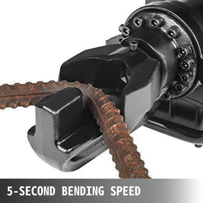 900W Electric Rebar Bender 5/8Inch 16mm Hydraulic Electric Hand Held Rebar Bender Machine for Bending Steel Rope