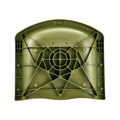 Bootssitz, niedrige Rückenlehne, hochklappbarer Bootssitz, Schwammkissen, Camouflage