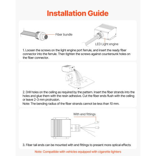 900-piece ceiling starlight kit ceiling flashing ceiling lights fiber optic