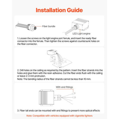 900-piece ceiling starlight kit ceiling flashing ceiling lights fiber optic