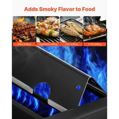 Smaksättningsstänger och värmeavvisare, 44 cm grillreservdel, för Weber Genesis ll 310 315 335 340, E/S 325s, ES/SX 325s, E/S 335, EX/SX/EPX-335 grillar, porslinsemaljerat stål, 8-pack |  EU