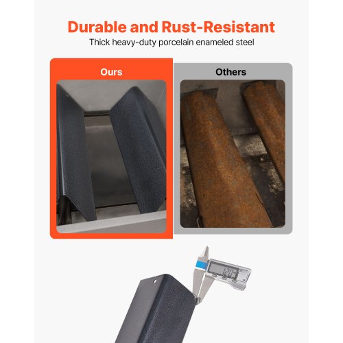 Smaksättningsbarer, 39 cm grillreservdel, för Weber Spirit I & II 200-seriens grillar, inklusive Spirit II E-210, II E-220, II S-210, E-210, S-210, Porslinsemaljerad stålvärmeplatta, 3-pack |  EU