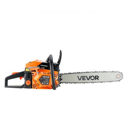 58cc bensindriven motorsåg 2,7 hk bensindriven 20 tums motorsåg för träkapning