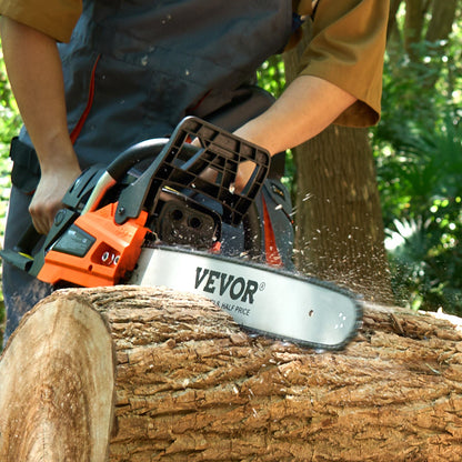 Gas Chainsaw, 58CC 20" 3.22HP, Gasoline Powered Chain Saw, Handheld Cordless Petrol Chainsaws for Tree Wood Branch Cutting, Tree Trimming, Land Clearing, Farm Garden Ranch Forest Cutting Use