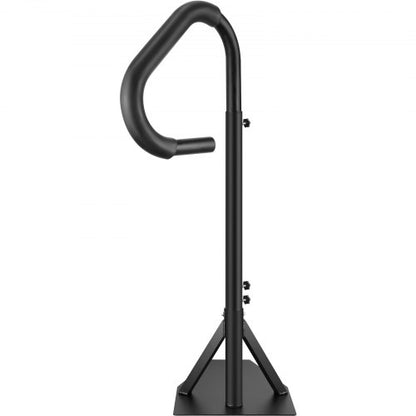 Bubbelpool handledare, 360 roterbar spa sidohandledare med 48"-63" justerbar höjd, rostsäker aluminium Spa Step Bubbelpool handledare med glidunderlag för inomhus och utomhus, 600 LBS kapacitet