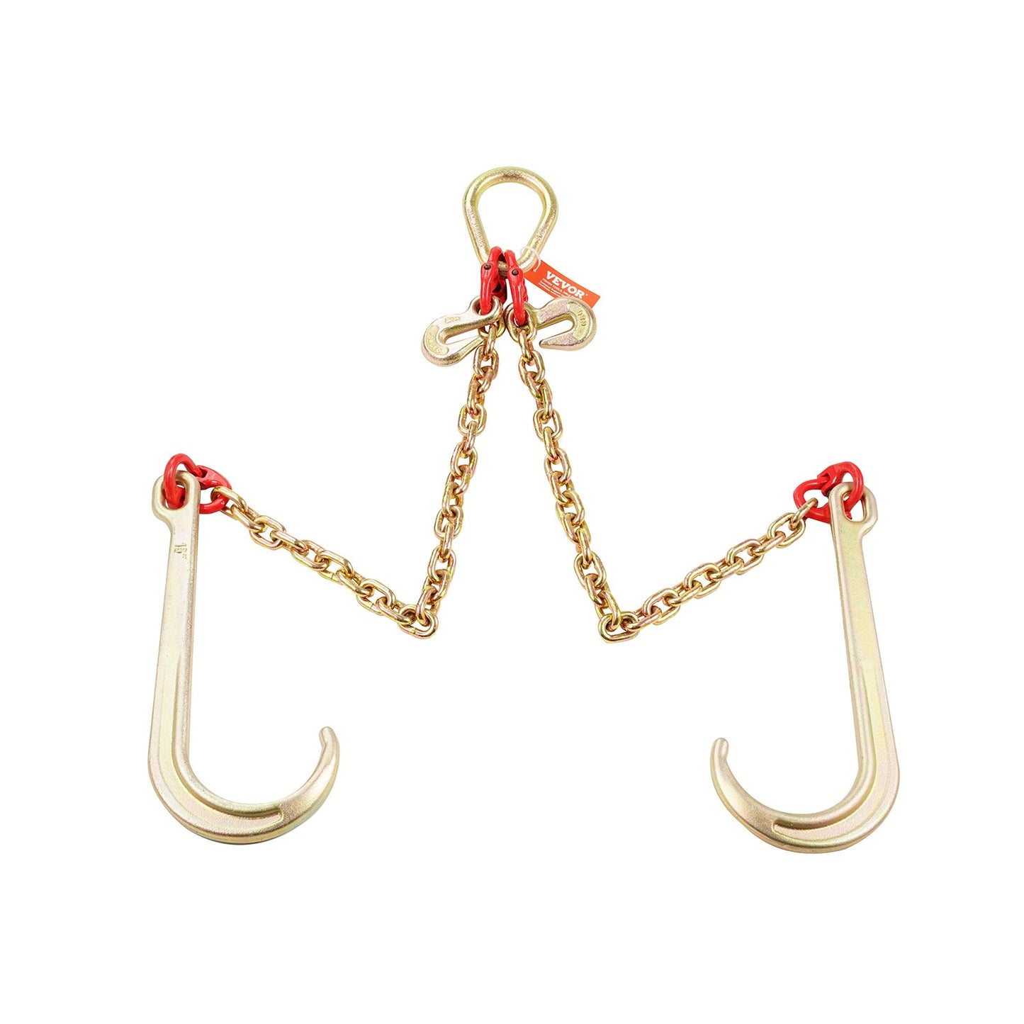 5/16" x 2' G80 Dragkedja J Krok V-kedja Träns Grab Hook Wrecker 10800 lbs