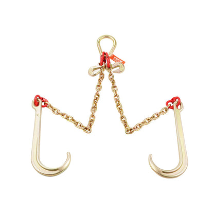 5/16" x 2' G80 Dragkedja J Krok V-kedja Träns Grab Hook Wrecker 10800 lbs