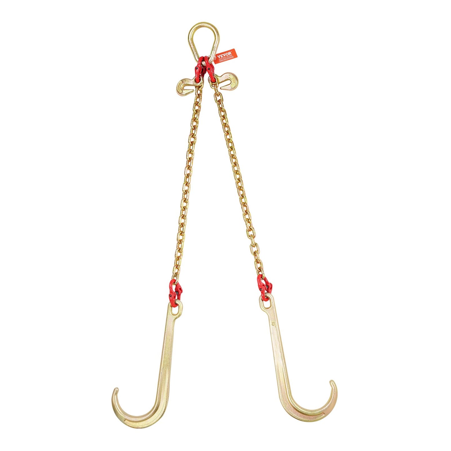 5/16" x 2' G80 Dragkedja J Krok V-kedja Träns Grab Hook Wrecker 10800 lbs