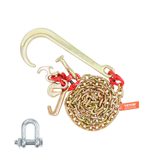 5/16"x6" G80 Reißverschluss 15" J-Haken langer Schaft RTJ &amp; Greifhaken Abschleppkrawatte