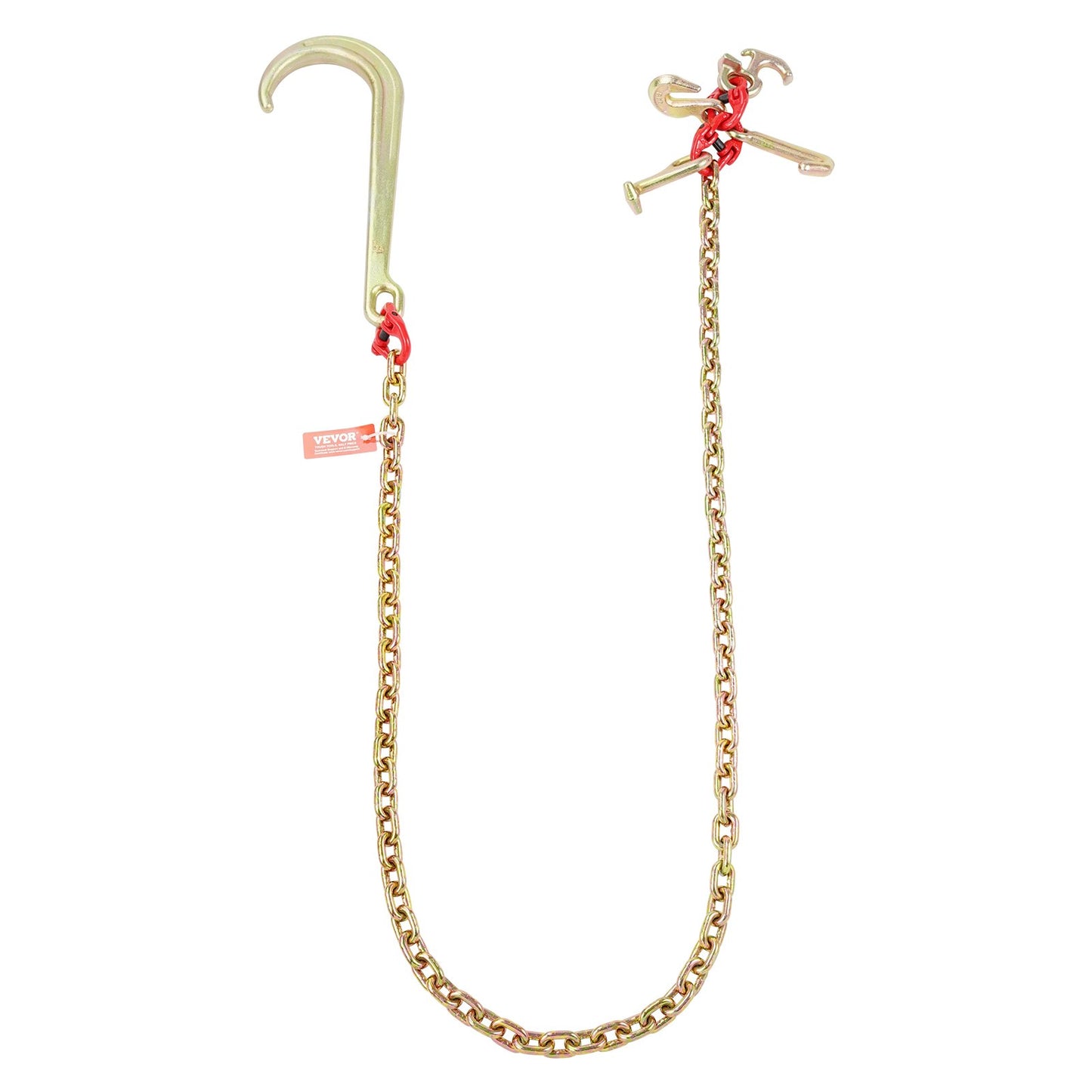 5/16"x6" G80 Zipper 15" J Hook Long Shank RTJ &amp; Grab Hooks Wrecker Tie