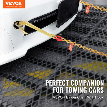 2PCS 5/16"x6' G80 Zipper 15" J Hook Long Shank RTJ &amp; Grab Hooks Wrecker