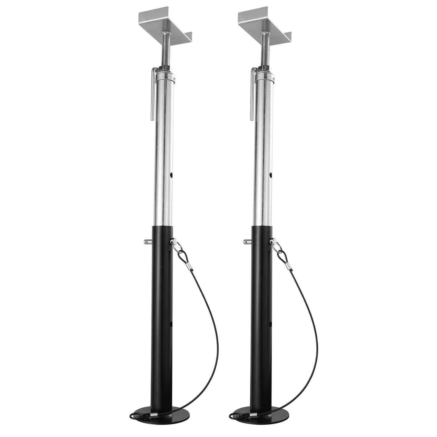 RV Slide Out Support Jacks, 5000 lbs Kapacitet Varje Slide Out stabilisator, justeras från 20"-48" Camper Slide Out Support Jacks, Heavy Duty Slide Out stabilisatorer för husbilar, husbilar och släpvagnar