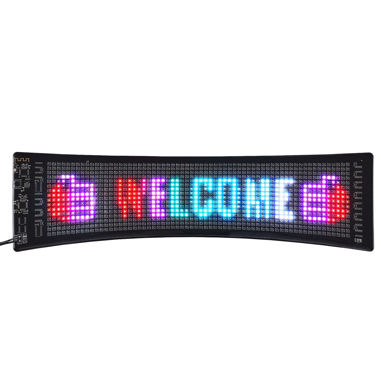 38x10cm Programmierbare LED Zeichen Scrollen Display Board P5 Volle Farbe