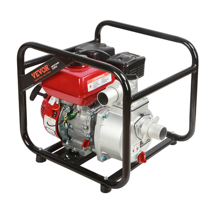 Bensinmotor Vattenpump Gasdriven vattenöverföringspump 2" 7HP 4-takt