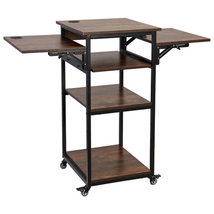 Värmepressbord med Laddningsstation 4-vånings rörligt värmepressställ