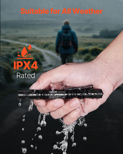 Pen Light, 2-Pack 100 Lumens Pocket Flashlight with Clip, IPX4 Waterproof Portable Penlight, Compact and Lightweight for Tight Spaces, Work, Inspection, Emergency, Mechanics, Outdoor Use