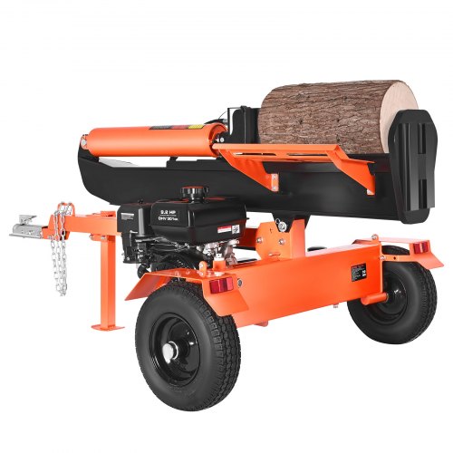 30 Tons Log Splitter, 306CC Engine, Powered Wood Splitter with 2" Ball Coupler, Auto Return, Vertical & Horizontal Mode, Firewood Splitting Wedge Machine for Forestry Harvest
