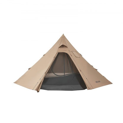 Camping tent with tipi and inner tent, lightweight for 4 people | EU