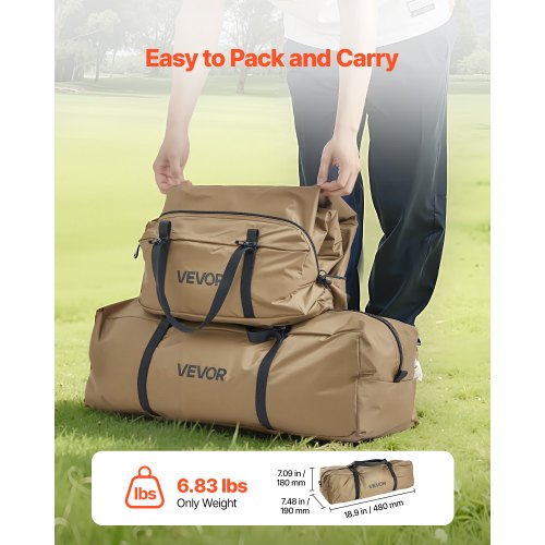 Tipi Beheiztes Zelt mit Herdanschluss, wasserdicht, tragbar, für Camping, 4 Personen | EU