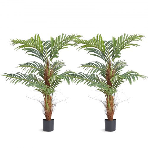 Artificial Palm Tree, 1.2 Meters Tall Artificial Plant, Safe PE Material and Tip-over Protection Easy Care Plant, Lifelike Green Artificial Plant for Home Office, Warehouse Decoration Indoor Outdoor | EU