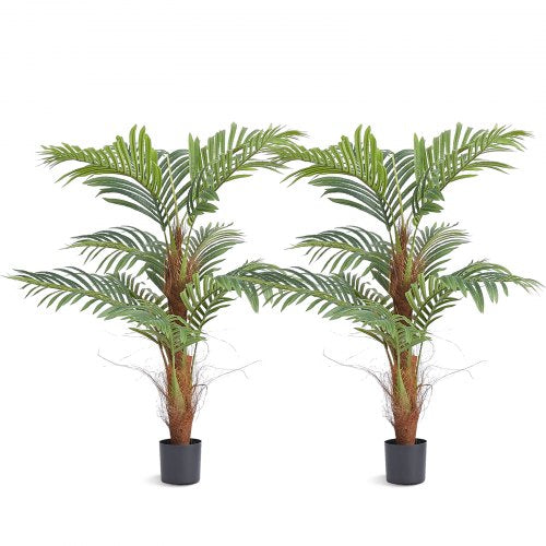Artificial Palm Tree, 1.2 Meters Tall Artificial Plant, Safe PE Material and Tip-over Protection Easy Care Plant, Lifelike Green Artificial Plant for Home Office, Warehouse Decoration Indoor Outdoor | EU