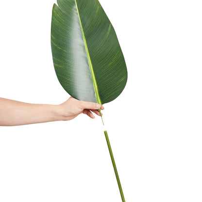 Artificial Birds of Paradise, 1.5m Tall Artificial Plant, PE Material and Tip-over Protection, Low Maintenance Plant, Lifelike Green Fake Tree for Home Office Warehouse Decor Indoor Outdoor