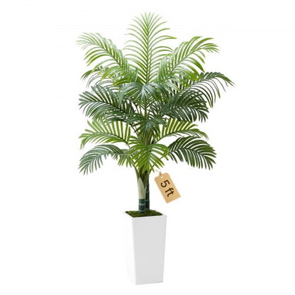 1524 mm künstliche Areca-Palme mit weißem Topf für den Innenbereich | EU
