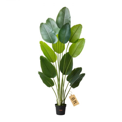 1829 mm Artificial Bird of Paradise Tree Artificial Plant with Pot Indoor | EU