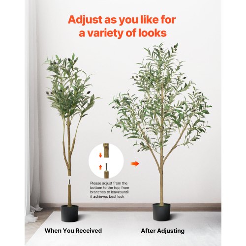 150 cm konstgjord olivträd hög konstväxt med kruka för hemmakontor |  EU