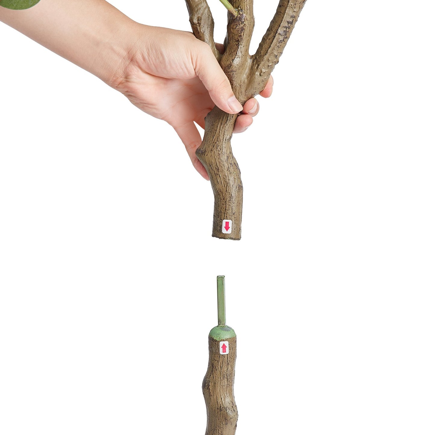 Artificial Eucalyptus Tree, 1.8m High Fake Plant, Safe PE Material and Tip-over Protection Low Maintenance Plant, Lifelike Green Fake Potted Tree for Home Office Decor Indoor Outdoor