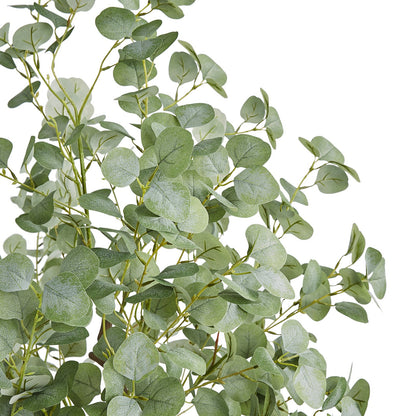 Artificial Eucalyptus Tree, 1.8m High Fake Plant, Safe PE Material and Tip-over Protection Low Maintenance Plant, Lifelike Green Fake Potted Tree for Home Office Decor Indoor Outdoor