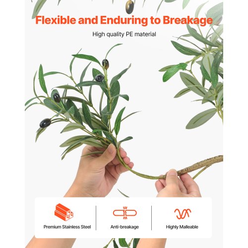 180 cm artificial olive tree tall artificial plant with pot for home office | EU