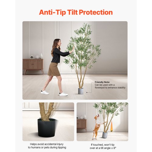 240 cm künstlicher Olivenbaum hoch Kunstpflanze mit Topf für Home Office | EU