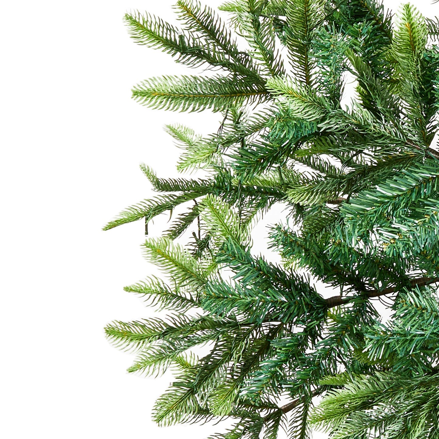 Christmas Tree 6.5 Feet Prelit Artificial Tree with 350 White LEDs 900 Tips