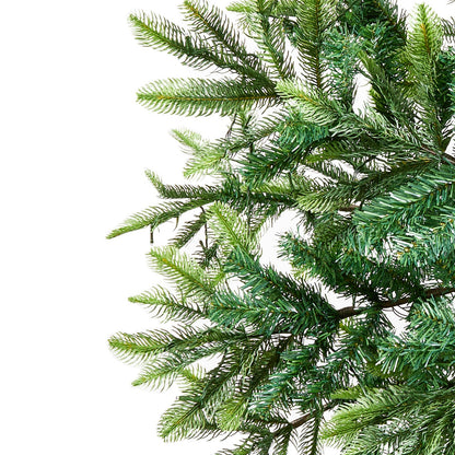 Christmas Tree 6.5 Feet Prelit Artificial Tree with 350 White LEDs 900 Tips