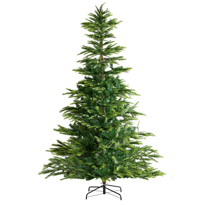 Christmas Tree 7.5 Feet Prelit Artificial Tree with 700 White LEDs 1319 tips