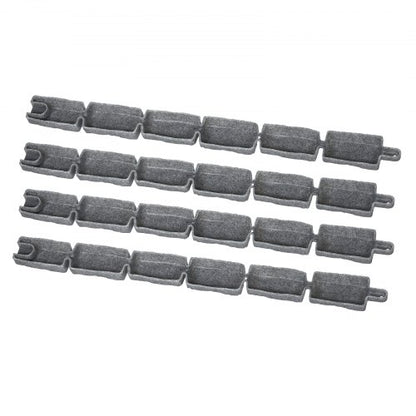 Fake Stone Landscape Edging 46.2 x 2.2 in Garden Lawn Edging for Walkway | EU