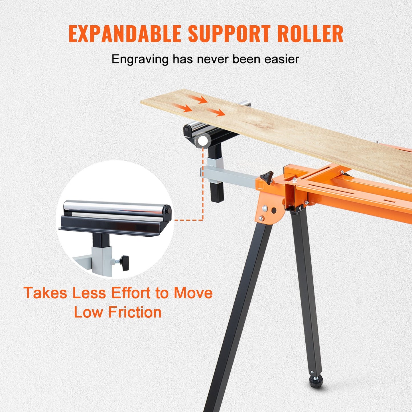 79-inch Miter Saw Stand with One-Piece Mounting Brackets Slide Rail 330lbs