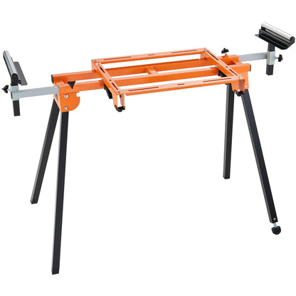 79-inch Miter Saw Stand with One-Piece Mounting Brackets Slide Rail 330lbs