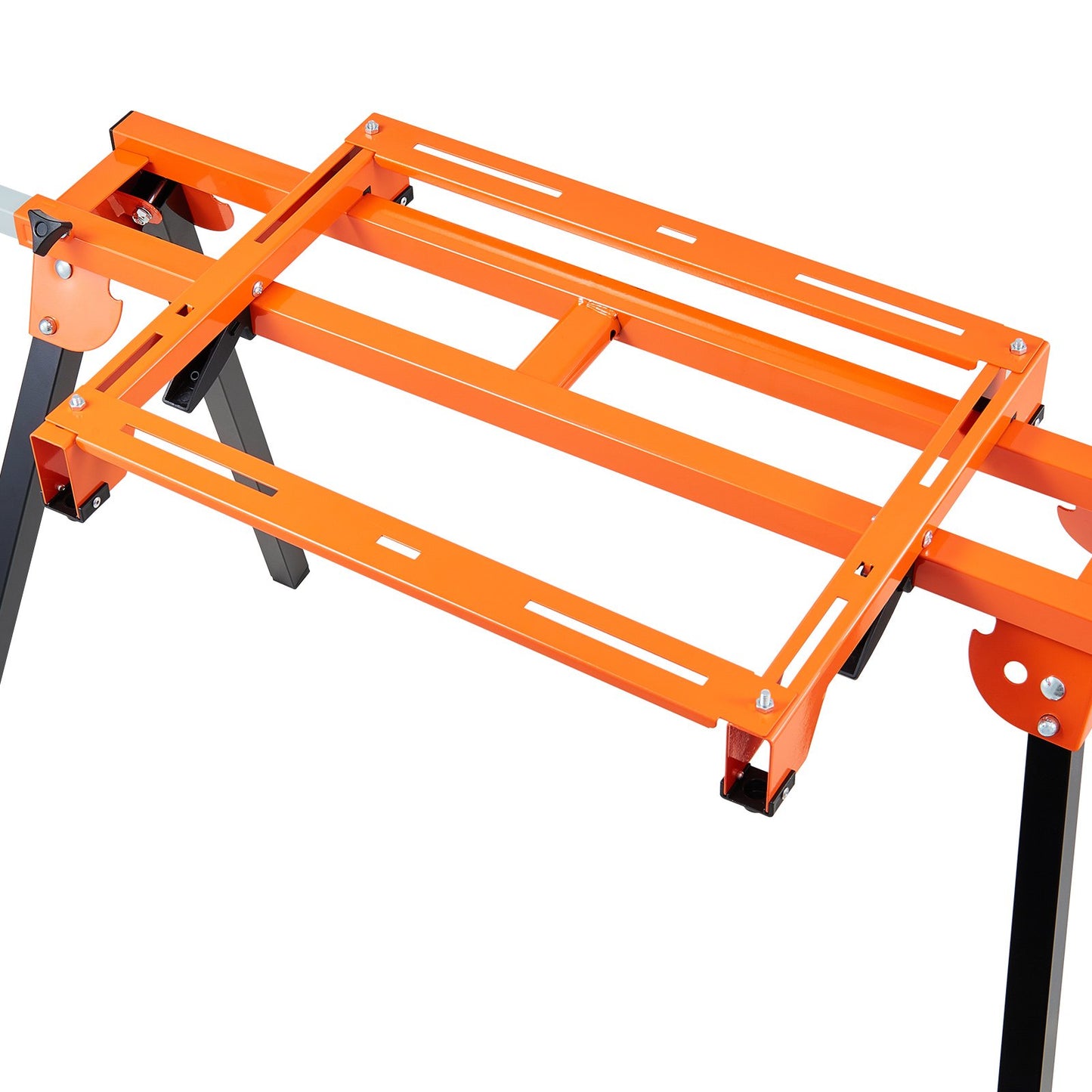 79-inch Miter Saw Stand with One-Piece Mounting Brackets Slide Rail 330lbs