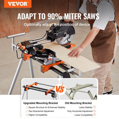 Miter Saw Stand 300lbs Load Capacity Steel, Foldable Miter Saw Stand | EU